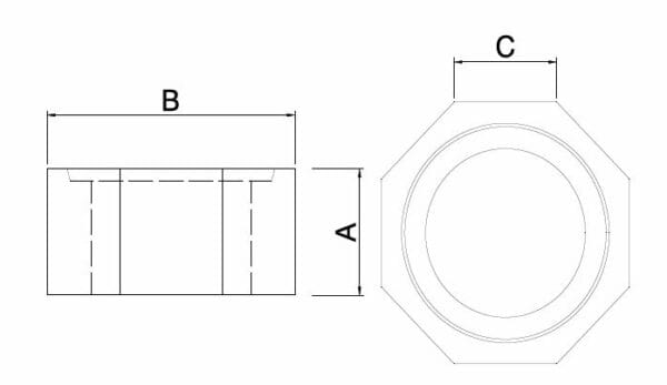 starter flue block