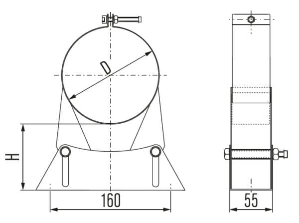 USMB Adjustable wall band